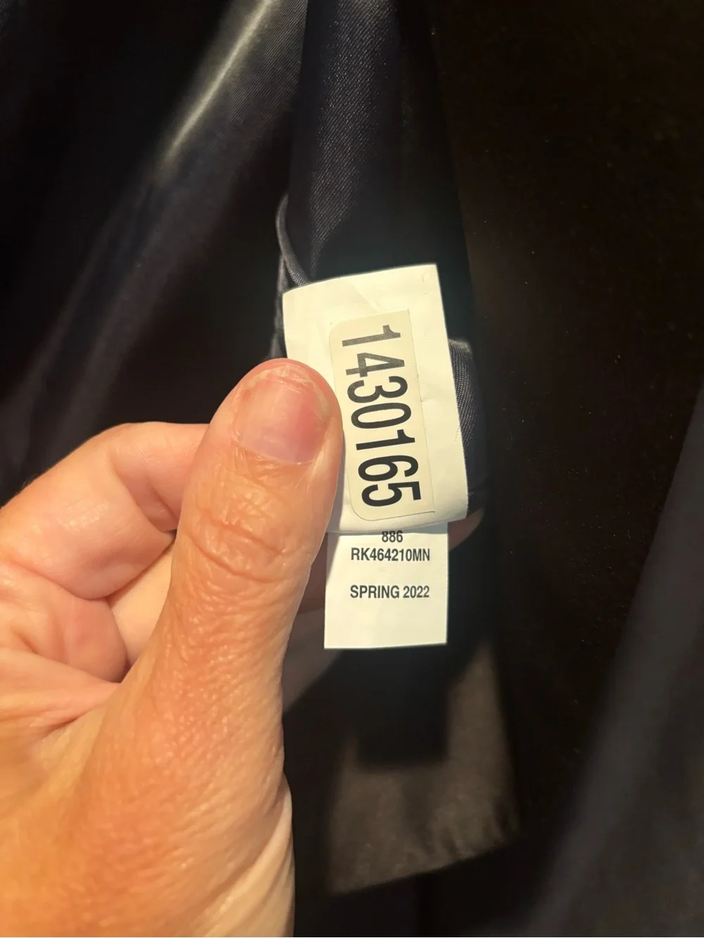 Nordstrom Rack Trim Fit Tuxedo Jacket Navy with Black 36R NWT